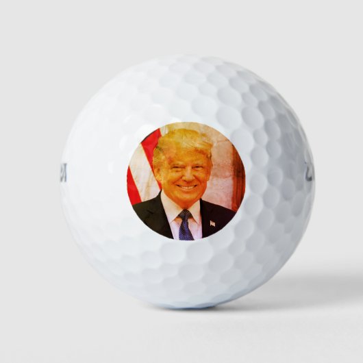 Donald J. Trump, 45e President van de Verenigde St Golfballen (Voorkant)