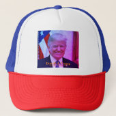 Donald J. Trump, 45e President van de Verenigde St Trucker Pet (Voorkant)