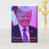 Donald J. Trump - 45ste President van de Verenigde Kaart (Gele Bloem)