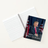 Donald J. Trump 45th President Keepomwille Notitieboek (Binnen)