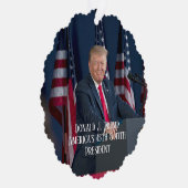 Donald J. Trump 45th President Keepomwille Ornament Kaart (Rechts)