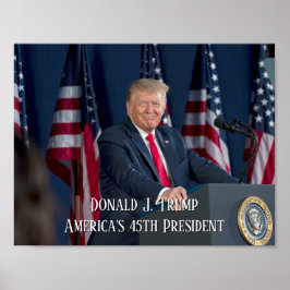 Donald J. Trump 45th President Keepomwille Poster