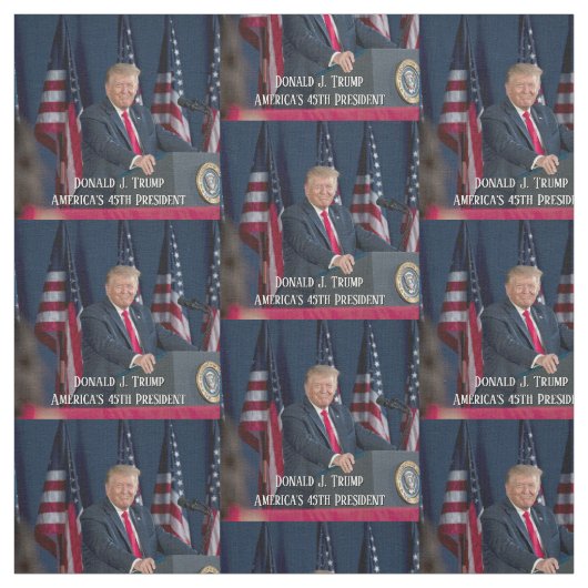 Donald J. Trump 45th President Keepomwille Stof (Swatch)