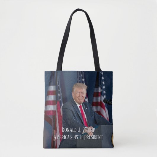Donald J. Trump 45th President Keepomwille Tote Bag (Voorkant)