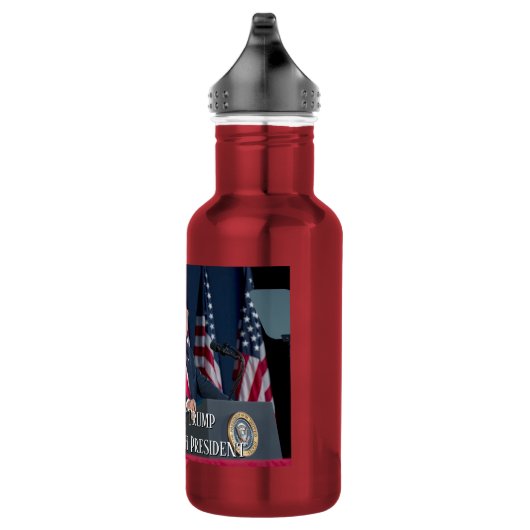 Donald J. Trump 45th President Keepomwille Waterfles (Rechts)