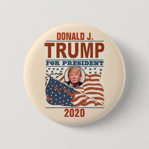 Donald J. Trump for President 2020 Ronde Button 5,7 Cm