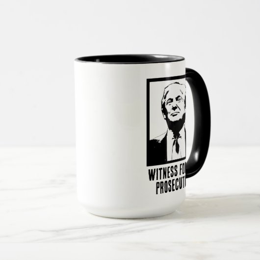 Donald J. Trump, getuige voor de aanklager Mok (Voorkant rechts)