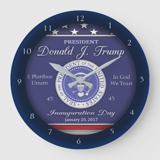 Donald J Trump Inauguration Day Herdenking Grote Klok (Voorkant)