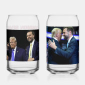 Donald J Trump JD Vance 2024 Blikvorm Glas (Voorkant)