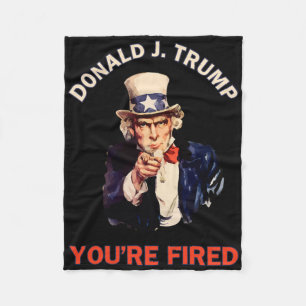 Donald J. Trump Je Bent Ontslagen Presidentsverkie Fleece Deken