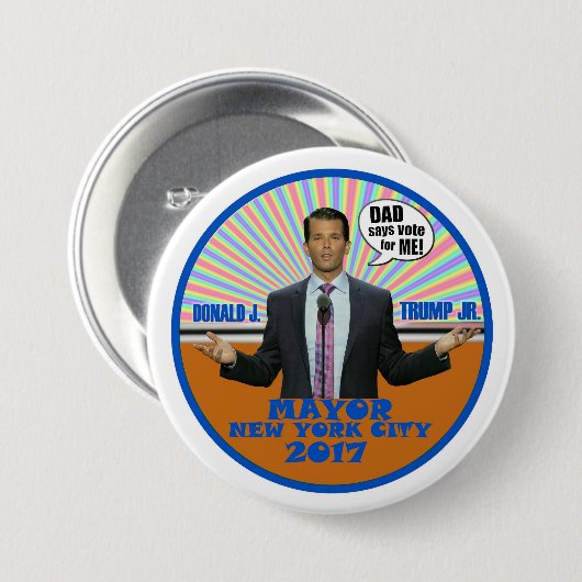 Donald J. Trump, Jr. Ronde Button 7,6 Cm (Voorkant /achterkant)