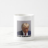 Donald J Trump Mok Shot - Never Surrender Long Sle (Center)