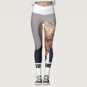 Donald J Trump Mok Shot - Never Surrender Long Sle Leggings (Voorkant)