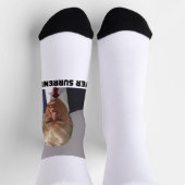 Donald J Trump Mok Shot - Never Surrender Long Sle Sokken (Top)