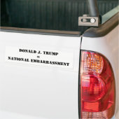 Donald J. Trump National Embarrassment Anti-Trump Bumpersticker (Op Truck)