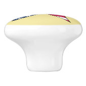 Donald J. Trump~ President~ US Flag~ Star ~ MAGA ~ Keramische Knop (Zijkant)