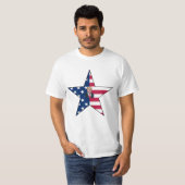 Donald J. Trump~ President~ US Flag~ Star ~ MAGA~ T-shirt (Voorkant volledig)