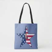 Donald J. Trump~ President~ US Flag Star ~ MAGA ~ Tote Bag (Voorkant)