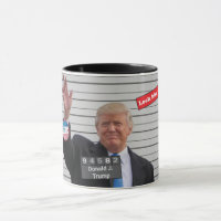 Donald J. Trump Satirische Politie Mugshot Plezier