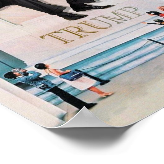 Donald J. Trump (zoals hij zichzelf ziet) Poster (Hoek)