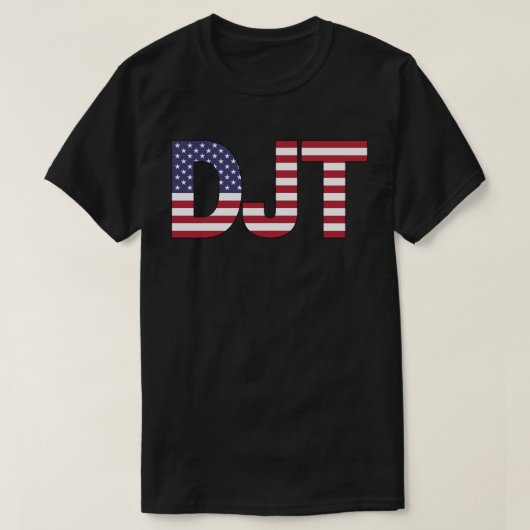 Donald John Trump DJT T-shirt (Design voorkant)