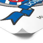 Donald jongens D naam betekenis adelaar kam poster (Hoek)