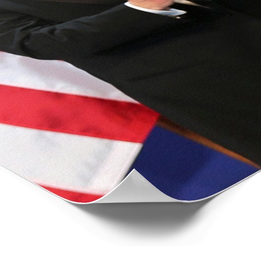 Donald & Melania Trump bij de opening Poster (Hoek)