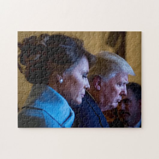 Donald & Melania Trump - Inauguratiedag Legpuzzel (Horizontaal)