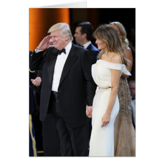Donald & Melania Trump op de dag van inauguratie