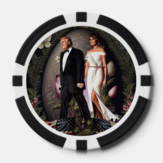 Donald Melania Trump Patriottische Pasen Poker Chi Chips