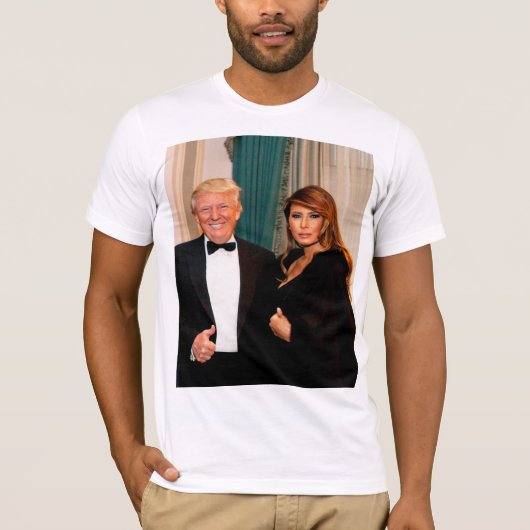 Donald & Melania Trump T-shirt (Voorkant)