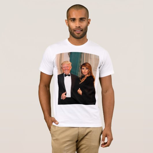 Donald & Melania Trump T-shirt (Voorkant volledig)