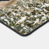 Donald & Melania Trump's kerstwitte huis Bureaumat (Hoek)