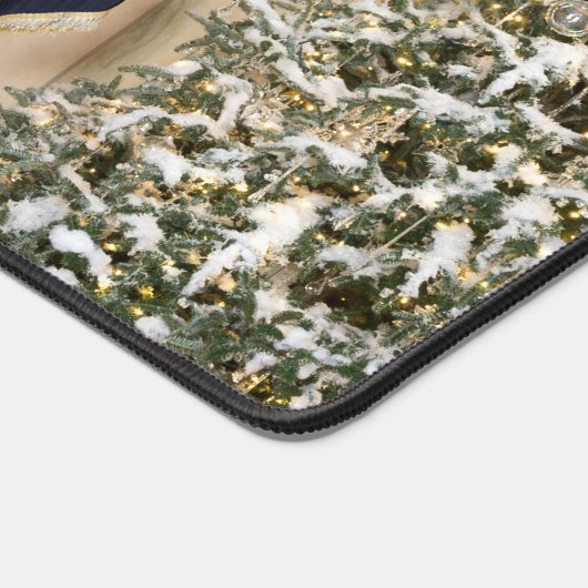 Donald & Melania Trump's kerstwitte huis Bureaumat (Hoek)