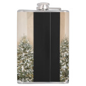 Donald & Melania Trump's kerstwitte huis Heupfles (Achterkant)