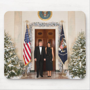 Donald & Melania Trump's kerstwitte huis Muismat
