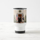 Donald & Melania Trump's kerstwitte huis Reisbeker (Center)