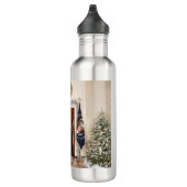 Donald & Melania Trump's kerstwitte huis Waterfles (Rechts)