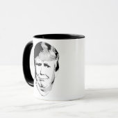 Donald met dubbele kin mok (Voorkant links)