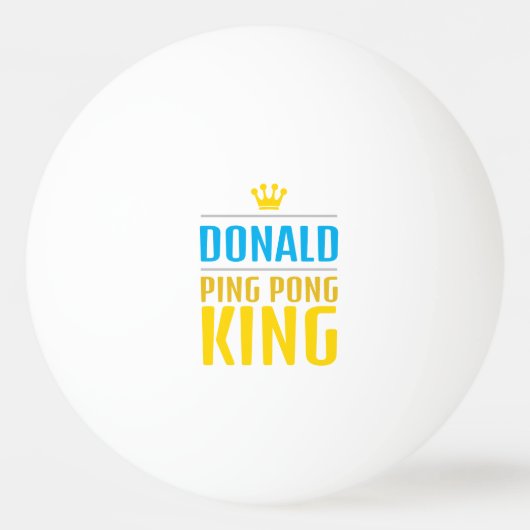 Donald Pingpongbal (Voorkant)