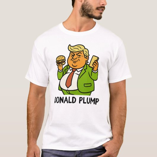 Donald Plump - Grappige parodie T-shirt (Voorkant)
