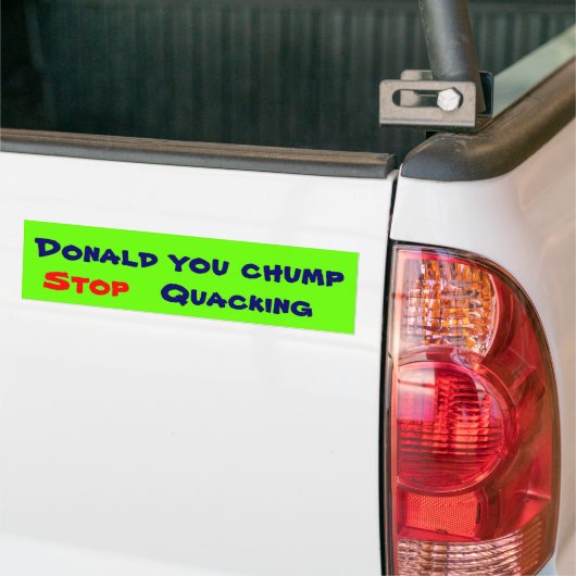 Donald-pompelmoes voor bumperstickers (Op Truck)