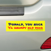Donald-pompelmoes voor bumperstickers (Op auto)