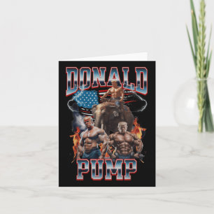 Donald Pump Trump Gym Pump Hoesje Kaart