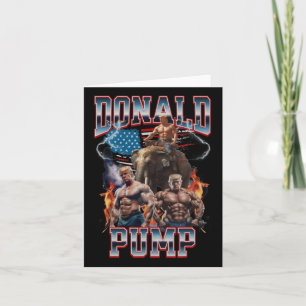 Donald Pump Trump Gym Pump Hoesje Kaart