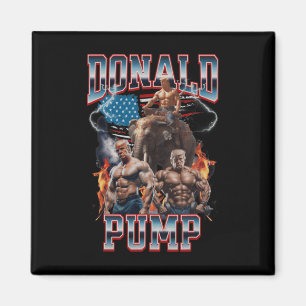 Donald Pump Trump Gym Pump Hoesje Magneet