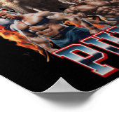 Donald Pump Trump Gym Pump Hoesje Poster (Hoek)