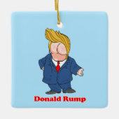 Donald Rump Anti Trump Keramisch Ornament (Voorkant)