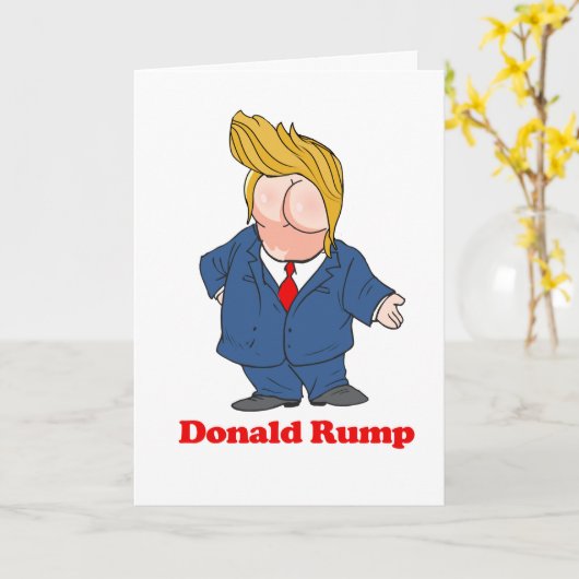 Donald Rump Kaart (Gele Bloem)