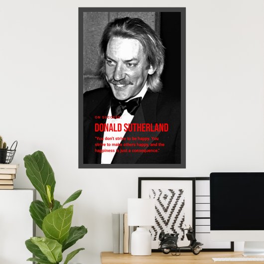Donald Sutherland-Poster Poster (Thuiskantoor)
